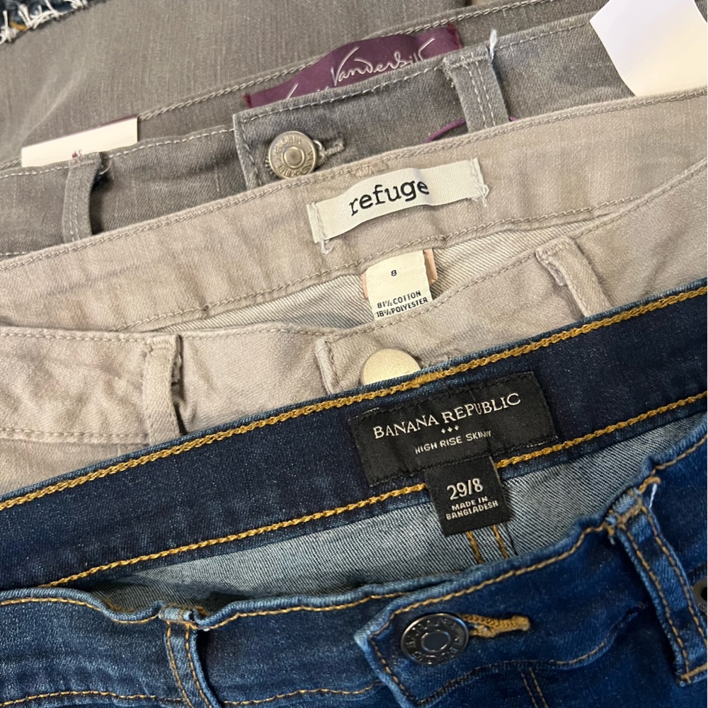 3-Pack Size 8 Cutoff Jean Shorts Bundle – Summer Adventure Ready! - Picture 3 of 9